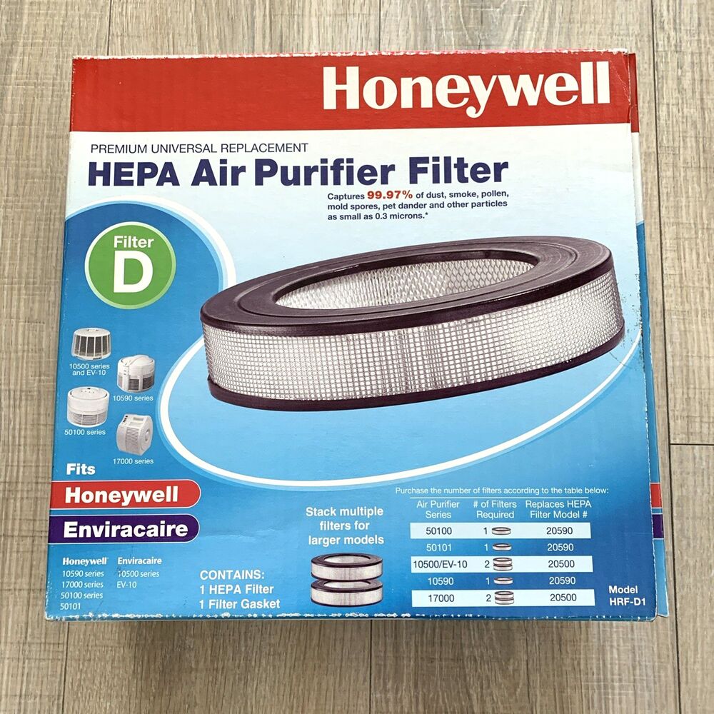 Honeywell HEPA Air Purifier Filter D Enviracaire HRF-D1 Universal Replacement